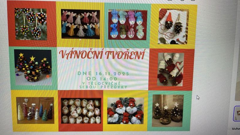 VÁNOČNÍ TVOŘENÍ